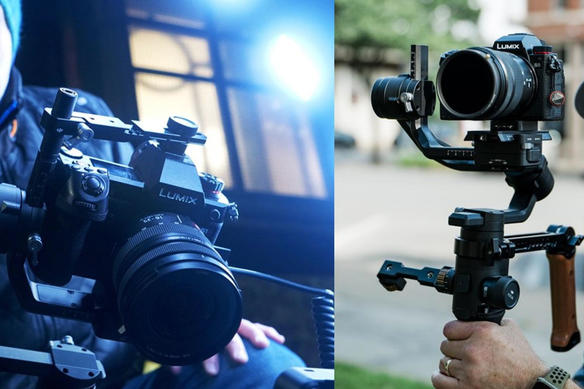 Two examples of S Series lenses on gimbals