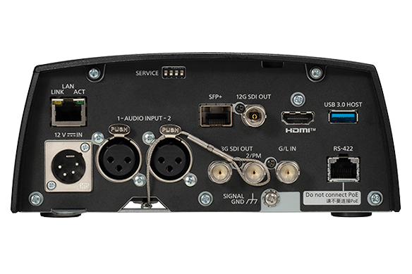 AW-UE160 Camera Rear - Inputs and Outputs